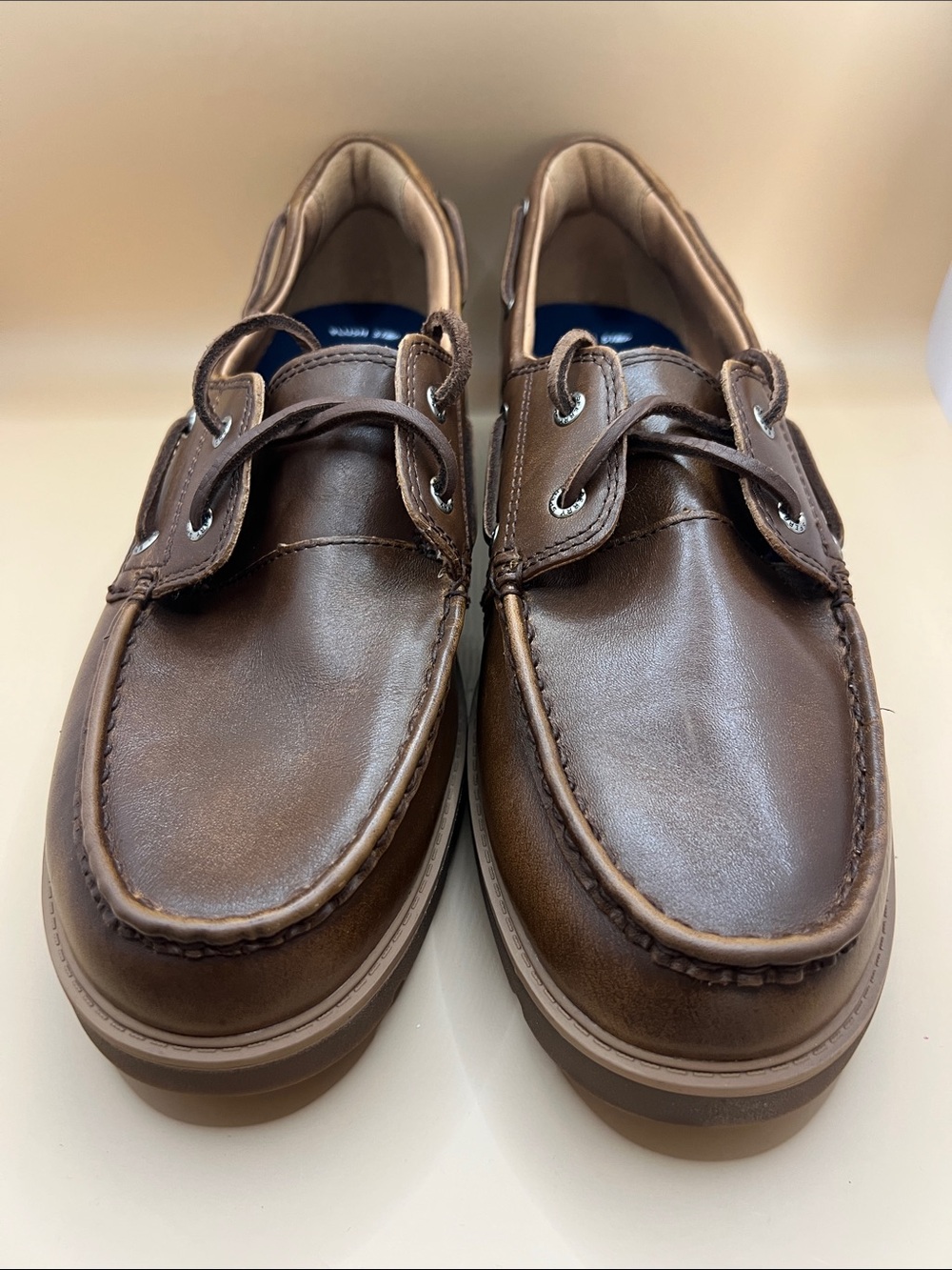 Sperry Brown Leather Two-Eye Boat Shoes